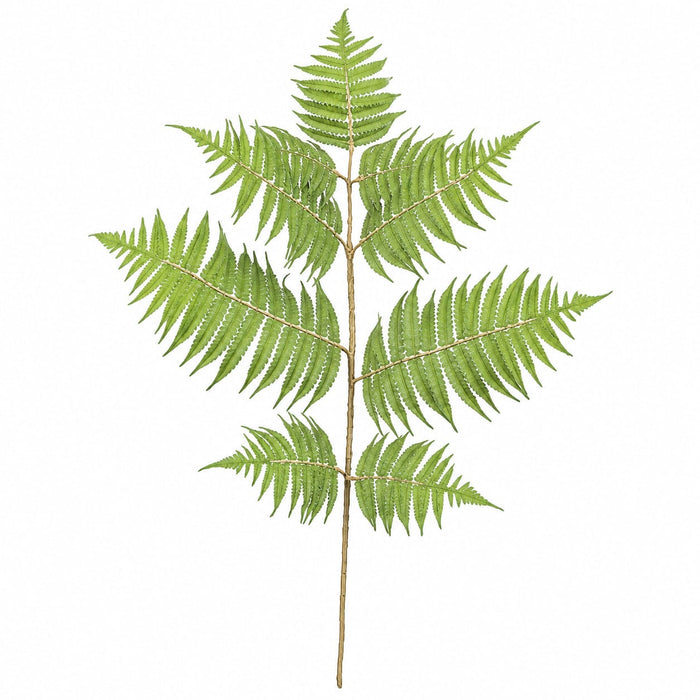 26" IFR Artificial Hawaiian Fern Branch Stem -Green (Pack of 12) - PR1630