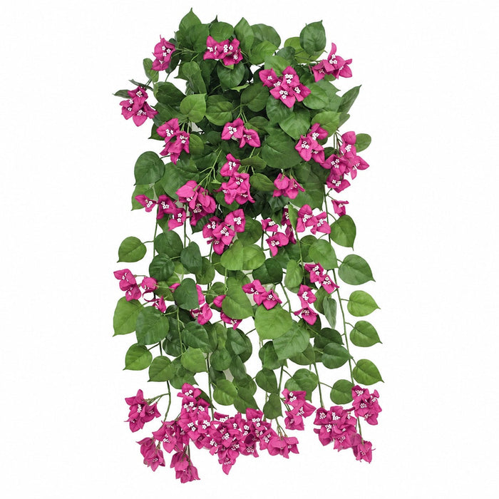 36" IFR Artificial Hanging Bougainvillea Flower Bush -Purple (Pack of 2) - PR-173PL