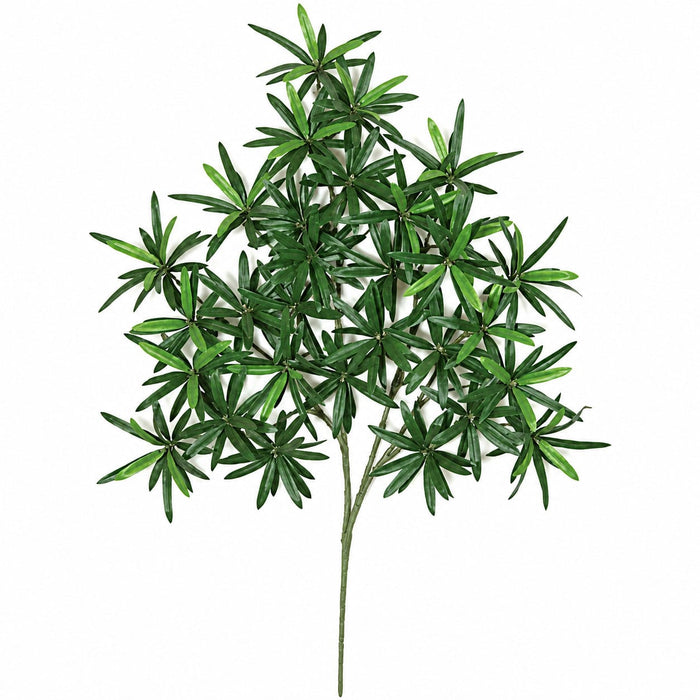 29" IFR Artificial Podocarpus Branch Stem -Green (Pack of 6) - PR301