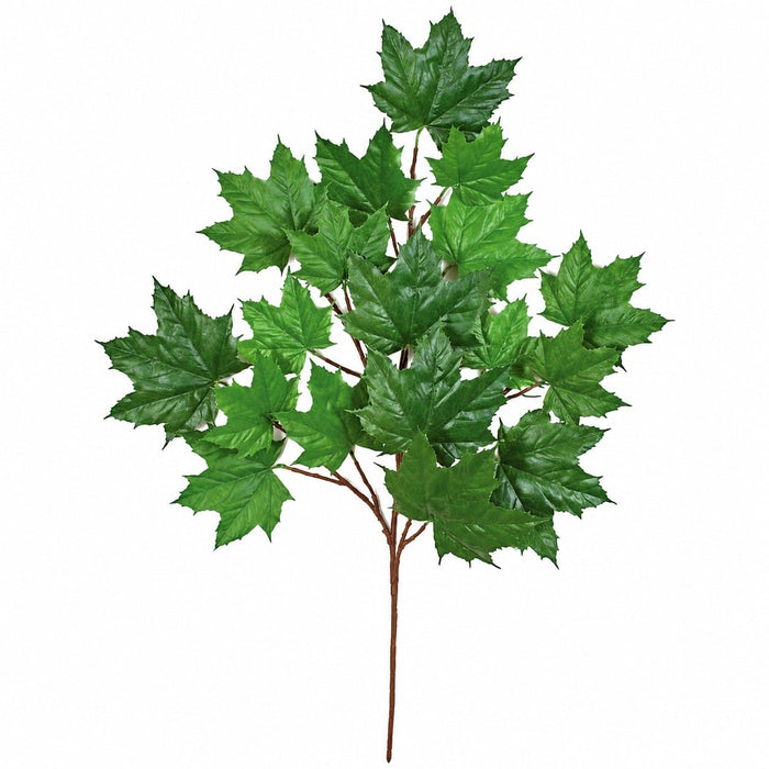 33" IFR Artificial Sugar Maple Branch Stem -Dark Green (Pack of 12) - PR401