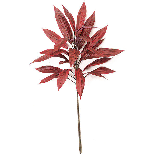 34" IFR Cordyline Artificial Stem -Red (pack of 12) - PR413-3RE