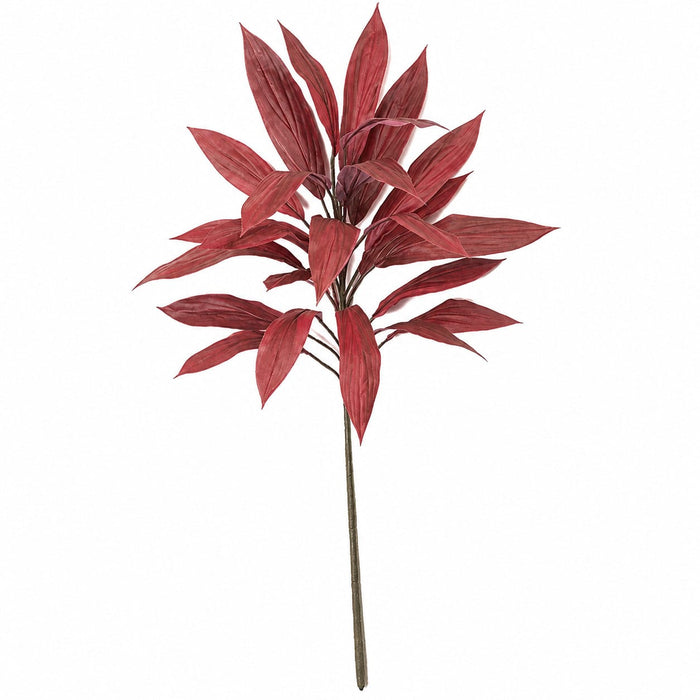 34" IFR Cordyline Artificial Stem -Red (Pack of 12) - PR-4133