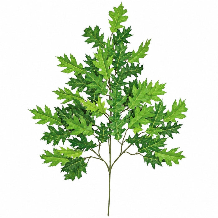29" IFR Artificial Pin Oak Branch Stem -2 Tone Green (Pack of 12) - PR-4691