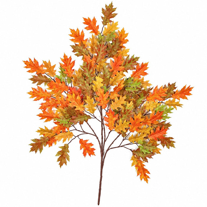 38" IFR Artificial Pin Oak Branch Stem -Orange (Pack of 6) - PR469210