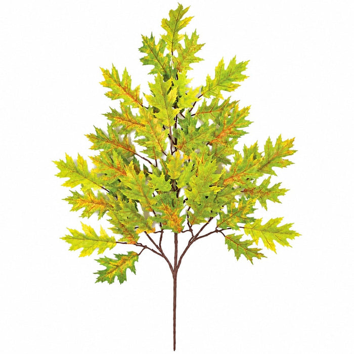 29" IFR Artificial Pin Oak Branch Stem -Light Green/Yellow (Pack of 12) - PR-4693