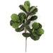 34" IFR Artificial Fiddle Leaf Fig Branch Stem -2 Tone Green (pack of 6) - PR4890