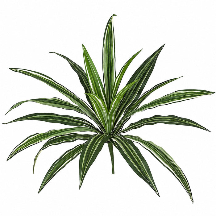 16" IFR Dracaena Artificial Plant -Green/White (Pack of 12) - PR4911