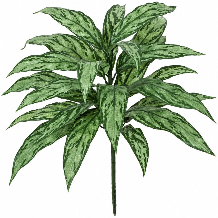 27" IFR Aglaonema Silver Queen Artificial Plant -Green/Gray (Pack of 12) - PR556