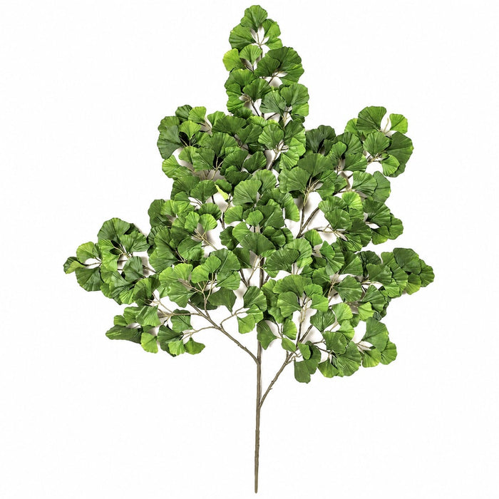 44" IFR Artificial Ginkgo Branch Stem -Green (Pack of 6) - PR6761