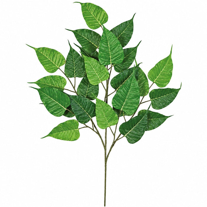 31" IFR Artificial Bo Ficus Branch Stem -Green (Pack of 24) - PR717