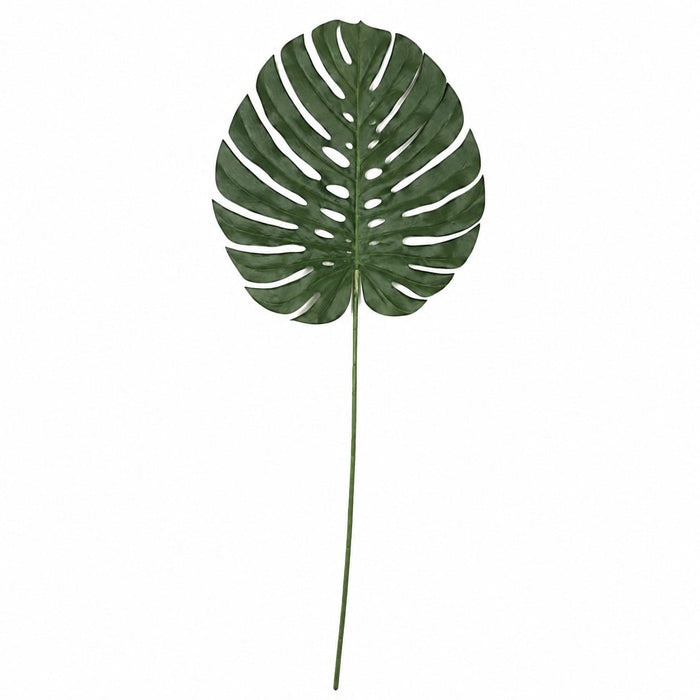 37" IFR Artificial Split Philodendron Monstera Leaf Stem -Green (Pack of 24) - PR87140