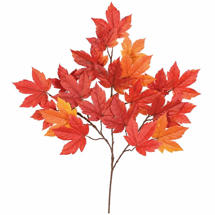 29" IFR Artificial Sycamore Branch Stem -Red/Orange (Pack of 12) - PR-8984
