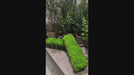 21" Rectangle Moss Stump Artificial Topiary -Green (Pack of 4) - AA1202-GR