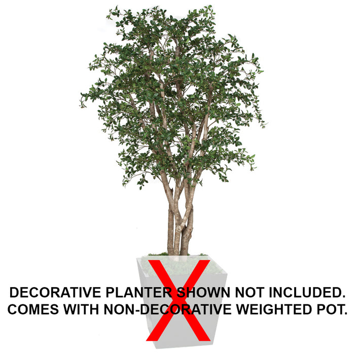 8' Oak Artificial Tree w/Pot -Green - W150090