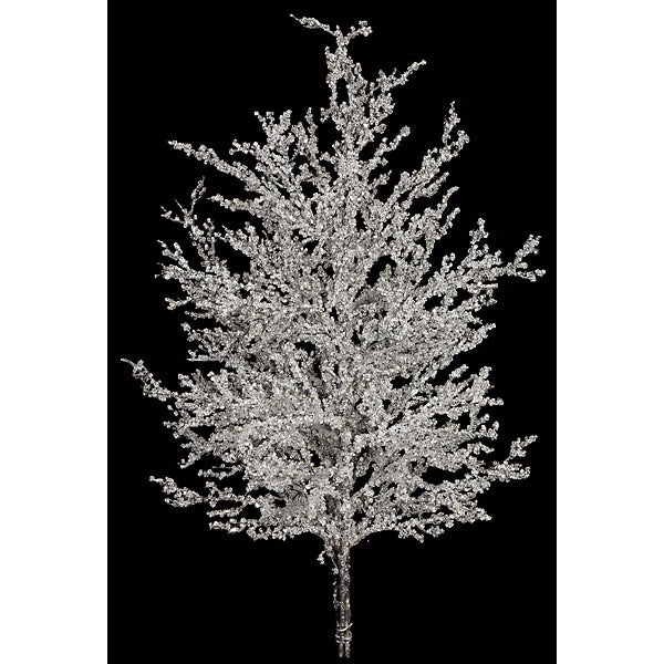 24"Hx16"W CUSTOM MADE Mini Ice Artificial Tree -White (pack of 2) - W4402