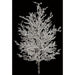 24"Hx16"W CUSTOM MADE Mini Ice Artificial Tree -White (pack of 2) - W4402