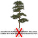 7' CUSTOM MADE IFR Needle Pine Artificial Tree w/Pot -Green - WR150000