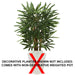 3' Rhapis Artificial Palm Tree w/Pot -Green - W1533