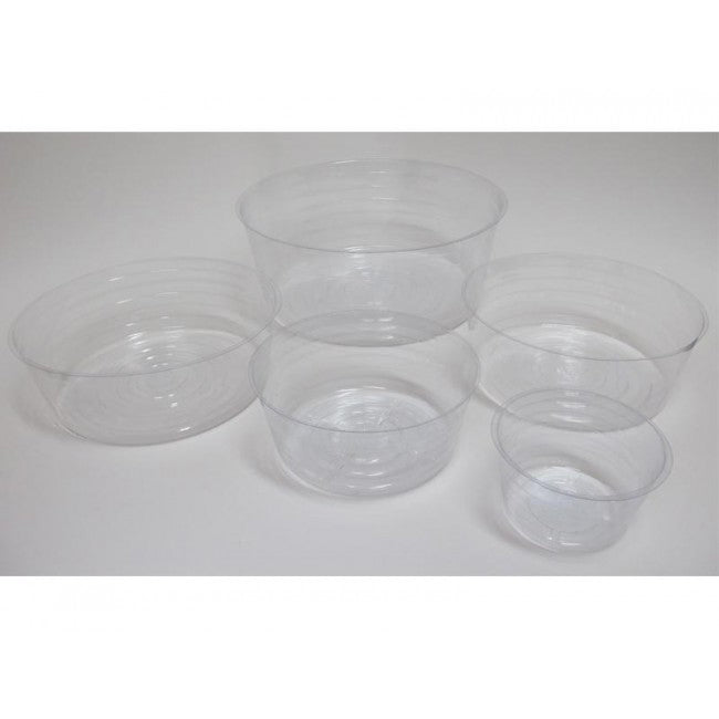 clear plastic plant saucer Clear Vinyl Deep Plant Saucer